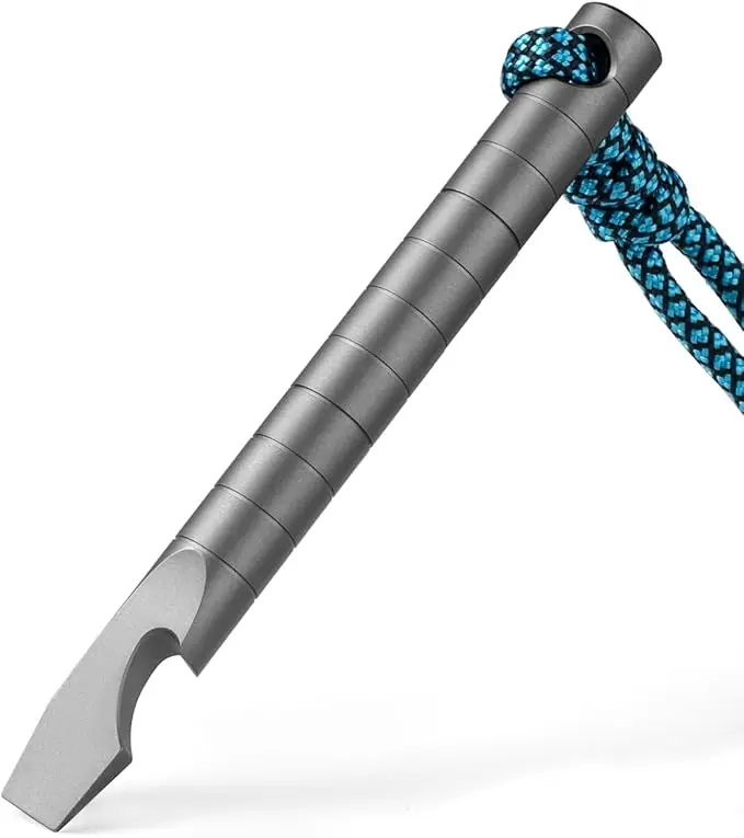 Titaniu EDC Pry Bar Ini Pocket Pry Bar Crowbar EDC Tool Bottle Opener EDC Gear For En With - View #11