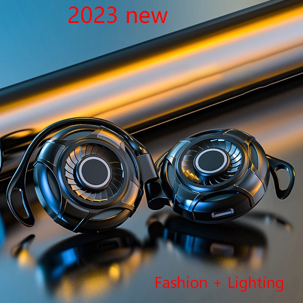 

S660 TWS Hanging Ear Touch Control Music Earbuds Bluetooth 5.2 Headphones Wireless Sports Running Headset with Light for Xiaomi