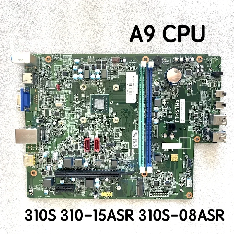 For Lenovo IdeaCentre 310s 310-15ASR 310S-08ASR Laptop Motherboards FT4STMS Mainboard A9 CPU 3 For Lenovo IdeaCentre 310s 310-15ASR 310S-08ASR Laptop Motherboards FT4STMS Mainboard A9 CPU