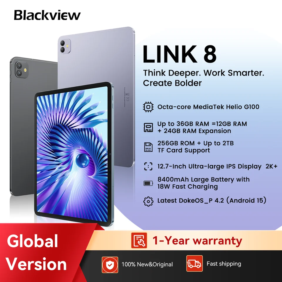 Blackview LINK 8タブレット 12.7インチ 2Kディスプレイ オクタコア