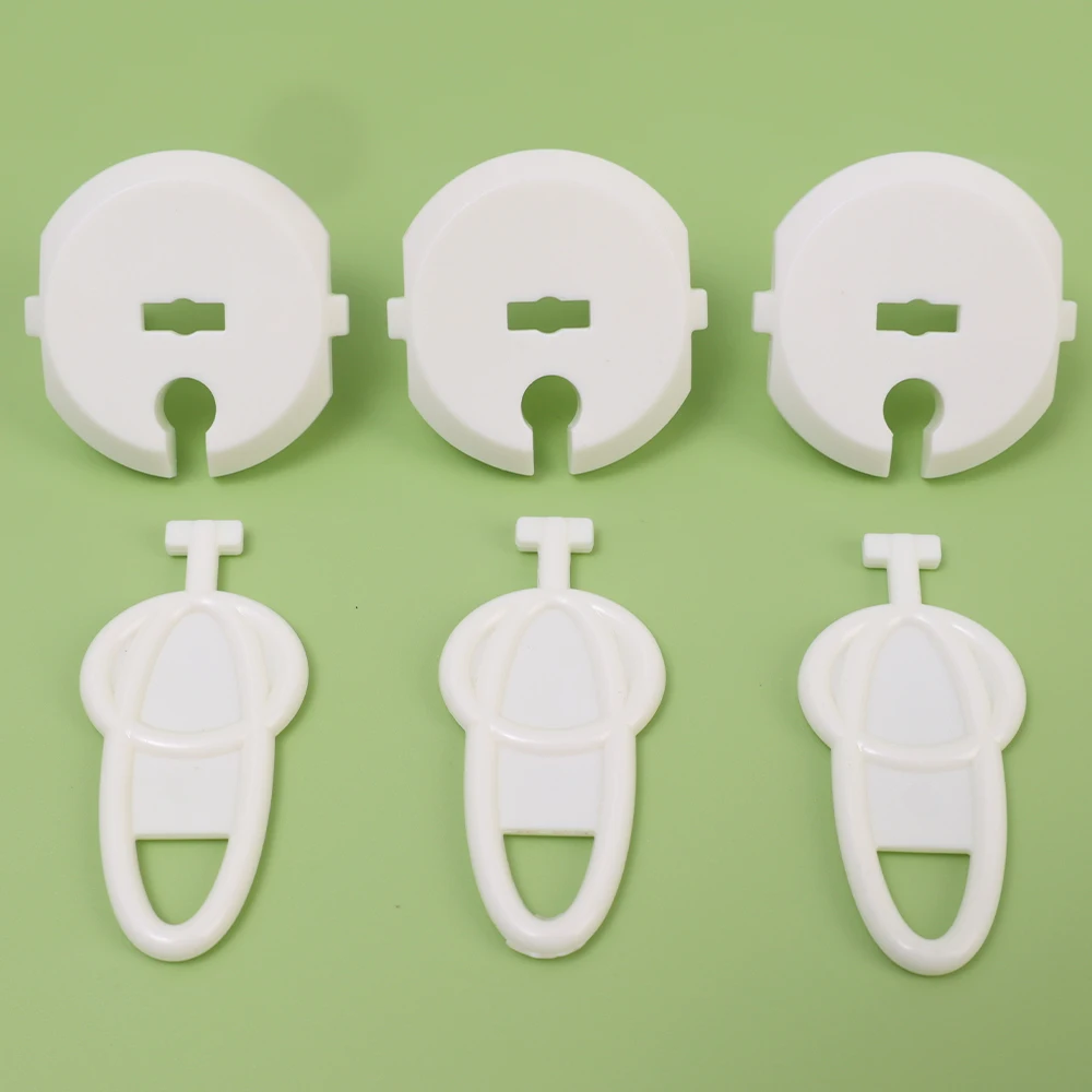 Key Socket Power Protective Covers Power Switch Safety Protective Outlet Guard Locks Anti Electric Kids Safety Supplies 1-10pcs