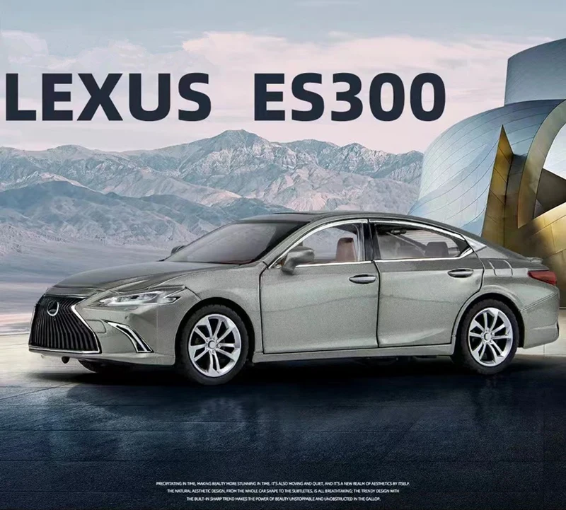 1:24 LEXUS ES300 Alloy Car Model Diecast Toy Vehicles Sound
