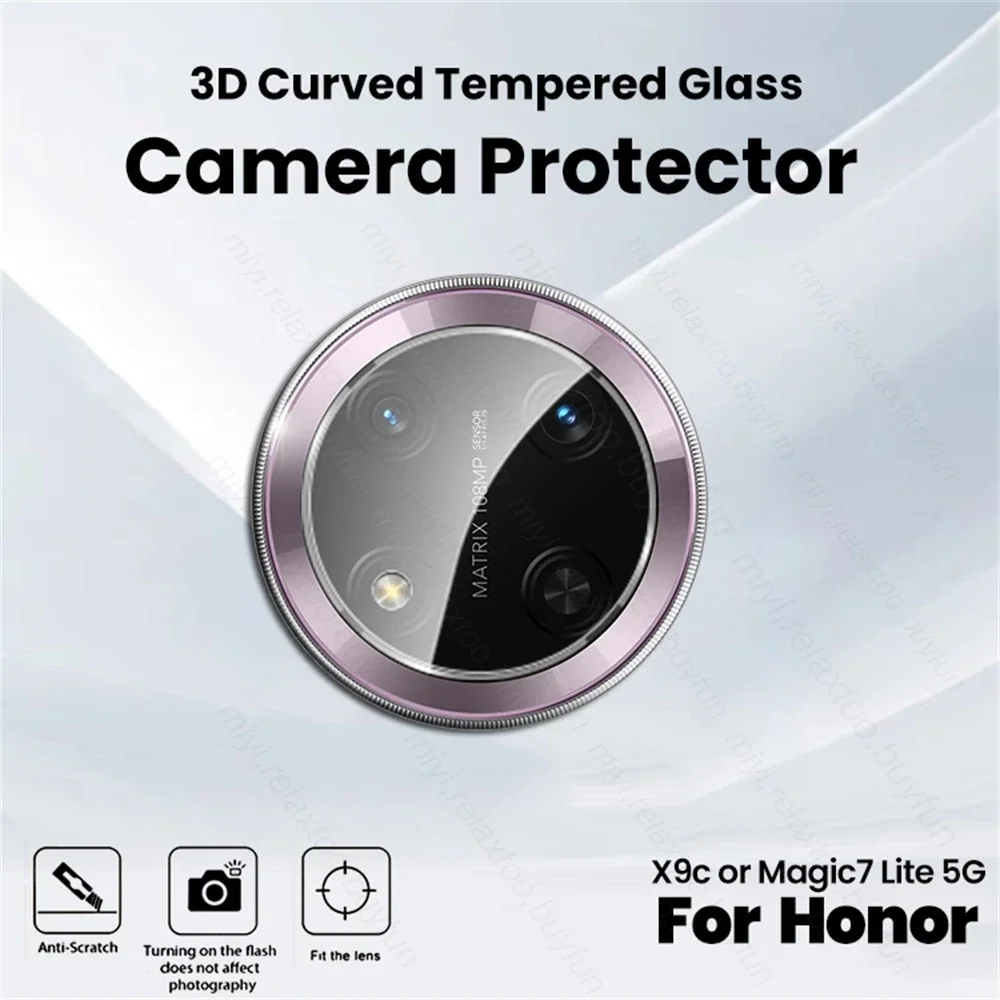 Yohii Cover Honor Magic7 Lite 5G / Honor X9C 5G - Custodia Trasparente Antiurto Con Protezione Fotocamera - Silicone TPU Morbido