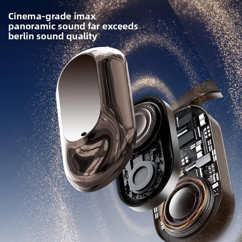 Wireless Bluetooth Earphones with Noise Reduction and Waterproof Design