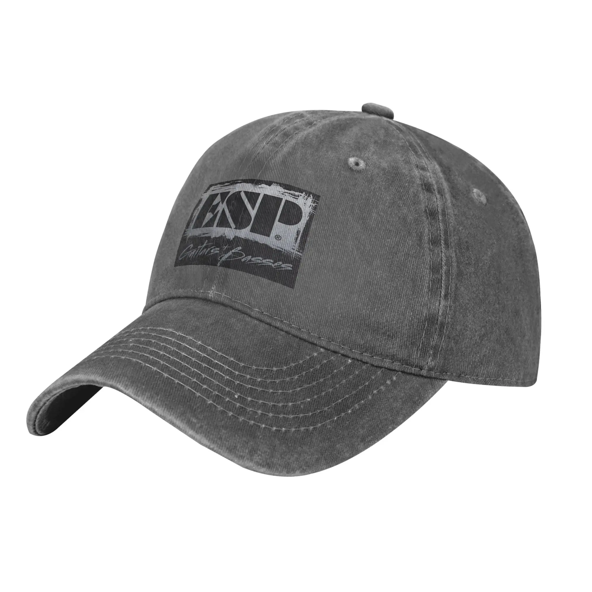 E-Esp Guitars Denim Cap, lässige Baseballkappen, verstellbare Mütze, Sommer-Unisex-Baseballmützen – Detail 1