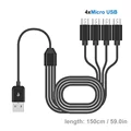 To 4xMicro USB 150cm