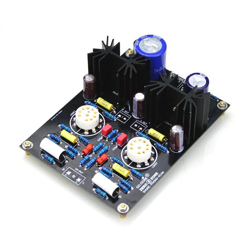 

DLHiFi 12AX7 Tube MM RIAA Turntable Phono Preamplifier Board Pcb Kit Base On SHUER Circuit