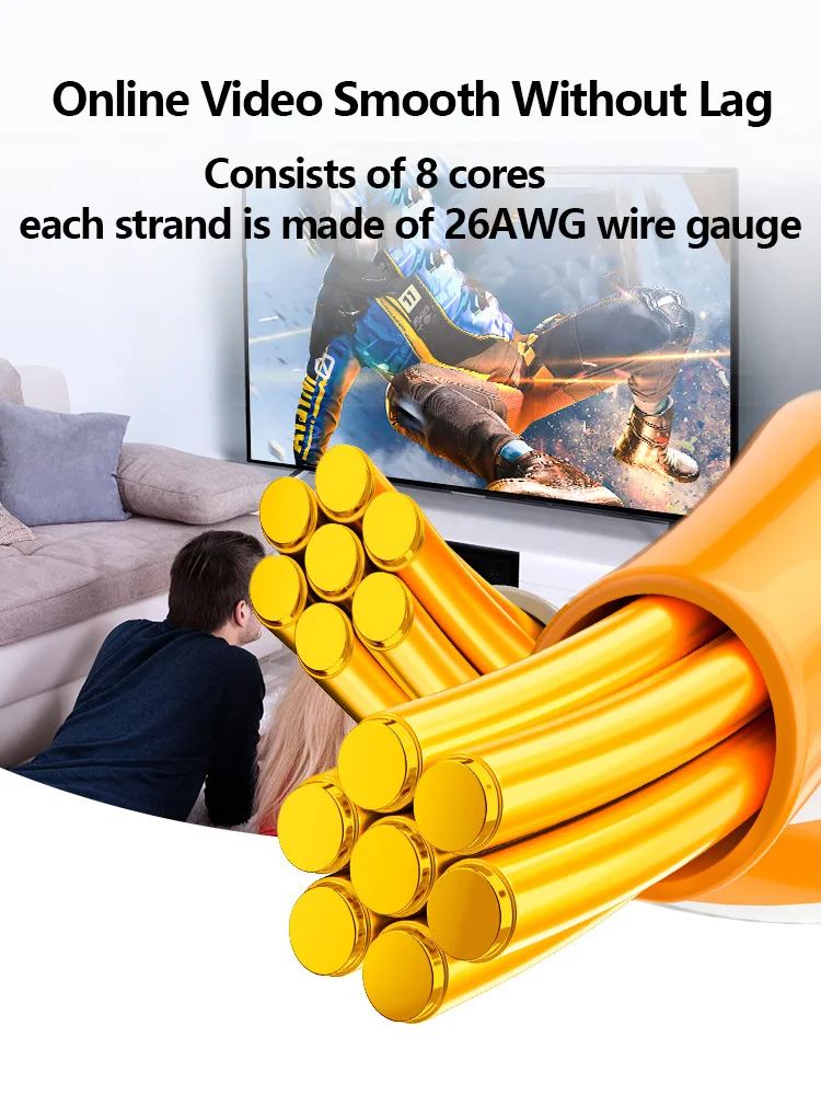 이더넷 케이블 Cat6 LAN 차폐 케이블 UTP Cat 6 기가비트 RJ45 차폐 스플리터 네트워크 케이블 라우터 RJ45 트위스트 페어 패치 코드