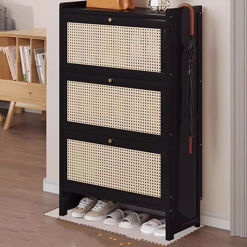 Modern Multilayer Shoe Cabinets Nordic Bamboo Simple Decor Shoe Rack Luxury Organizer Armarios De Dormitorio Hallway Furniture