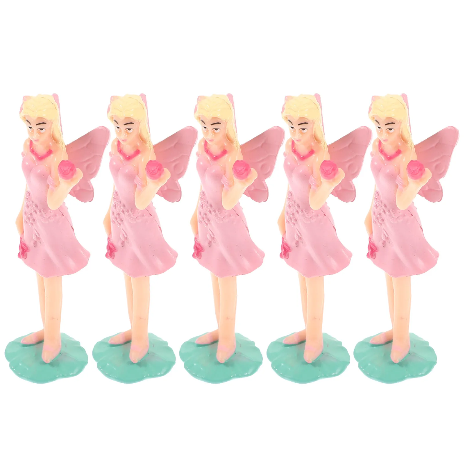 5Pcs 뮤직 박스 발레 댄서 세트 뮤직 박스 교체 선물용 내마모성 플라스틱 춤추는 소녀 장식