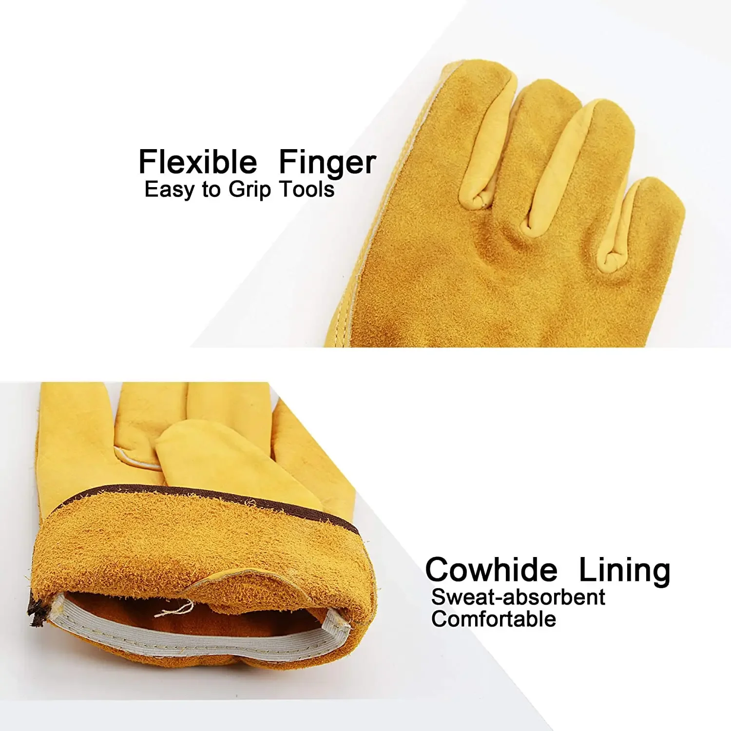 Leather Work Gloves 4