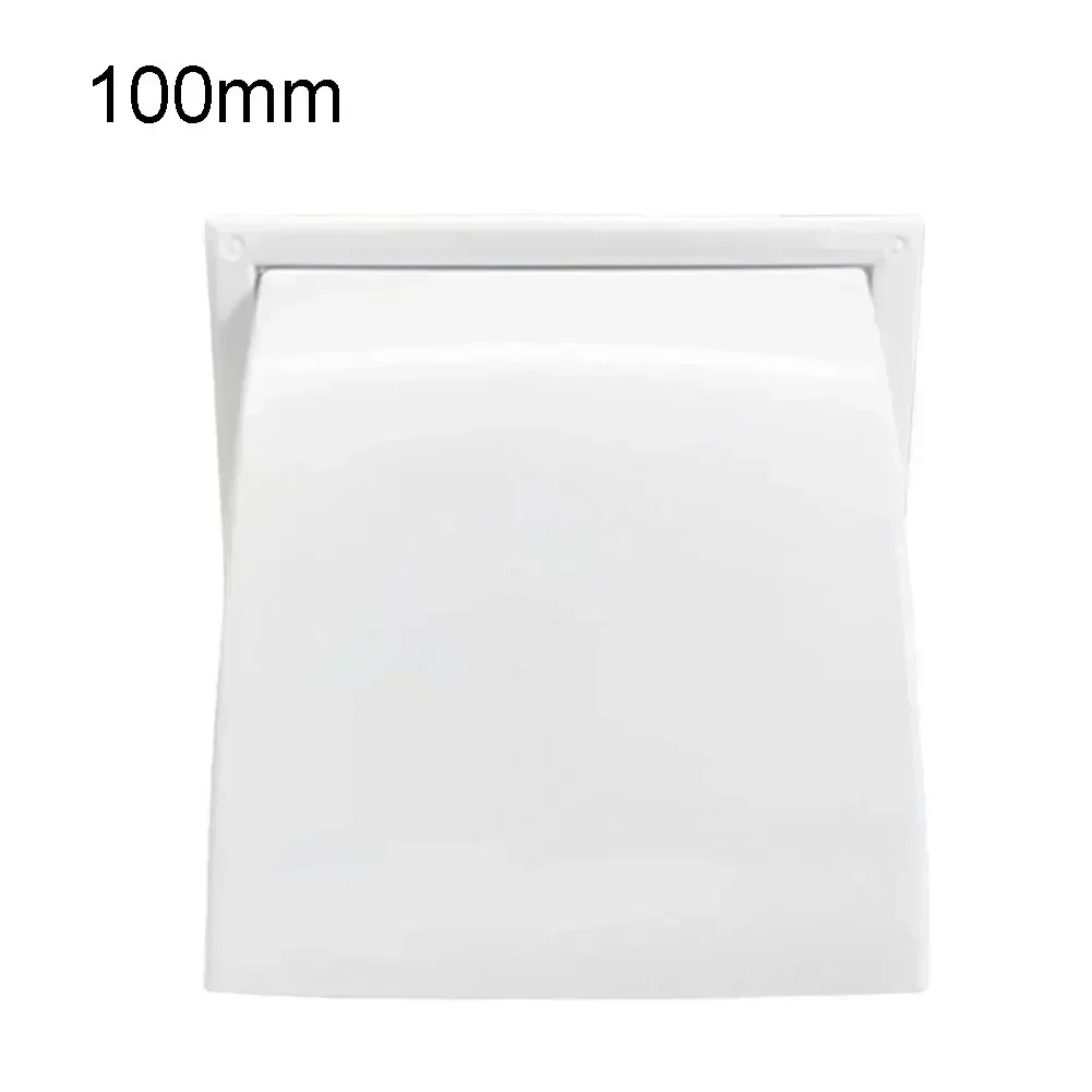 Non Return Shutter Flap Rainproof Range Hood Vent for Heat Recovery Systems Durable ABS Material 185*128*123mm