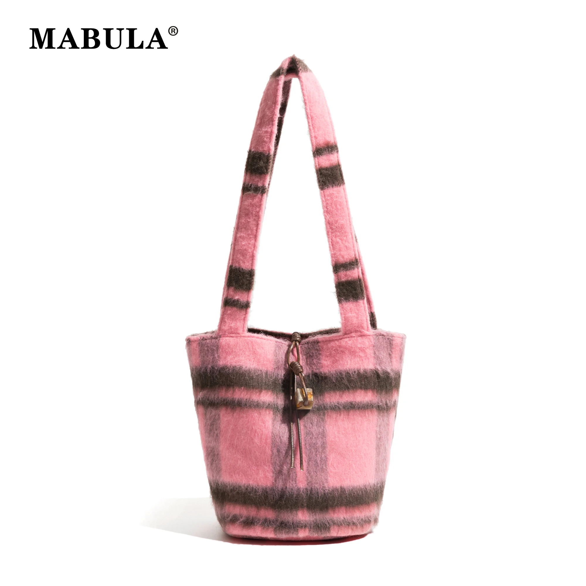 Women Handbag Designer Vegan Leather Hobo Handbags Shoulder Bucket  Crossbody Purse, Color - pink