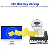 Multifunctional 5.25 inch Front Panel Expansion Hub with 3 USB3.0 2 USB2.0 Ports 5-in-1 Card Reader Support One-key Backup Panel 2