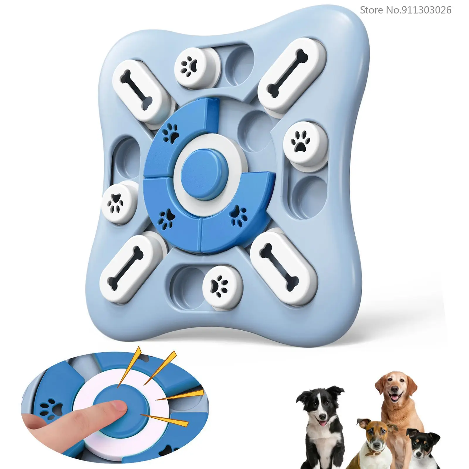 Dog Puzzle Toys Slow Feeder Interactive Increase Puppy IQ Food