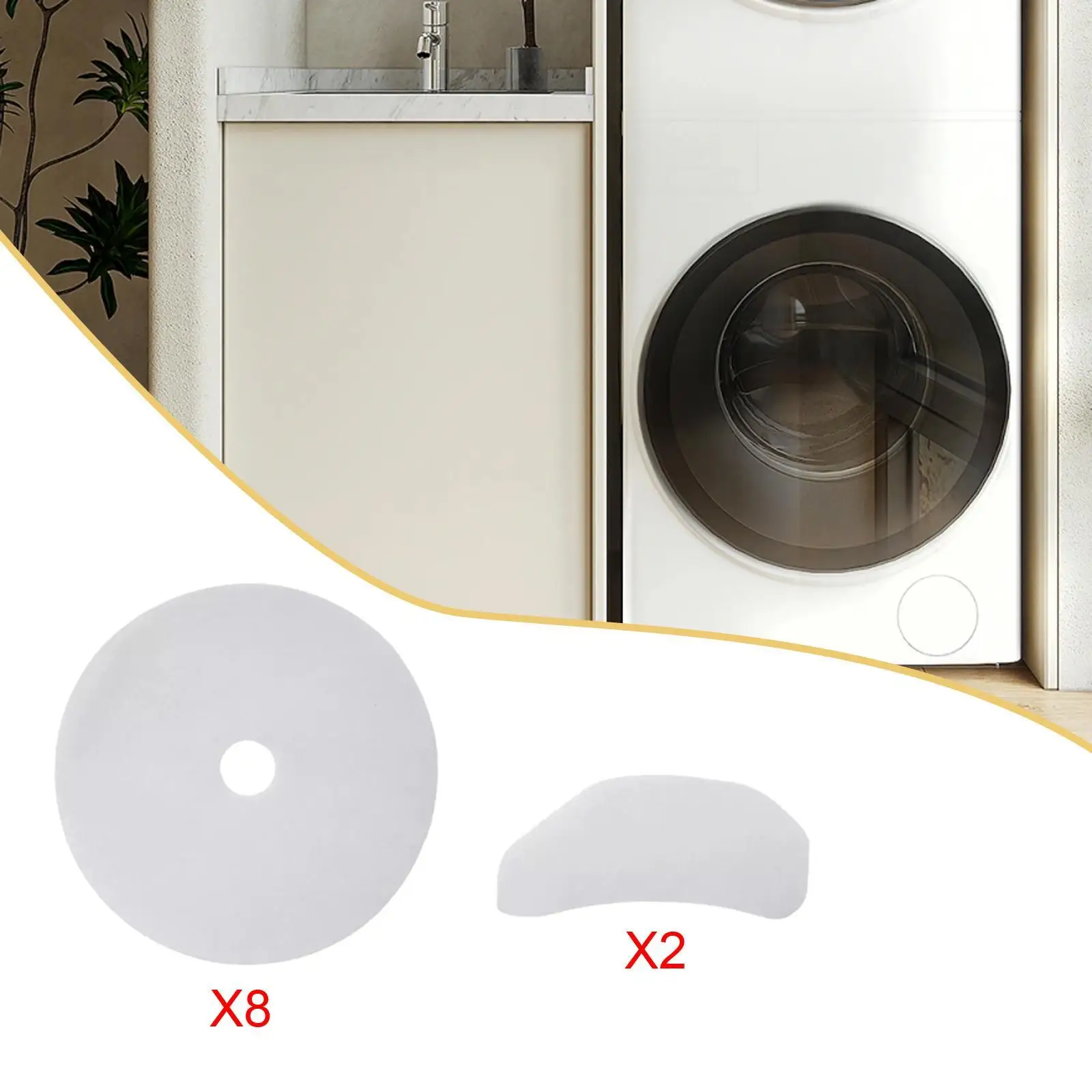 Filter Cotton Set Air Intake Filter Cotton Pad Household Tool Supplies Sturdy Practical Dryer Accessories Dryer