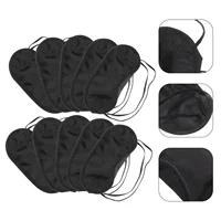 10Pcs Eye Mask For Sleep Goggles Blinder Cover Cotton Shade Polyester Sleeping Aid Eye Mask For Travel Eyeshade Night Breathable 2