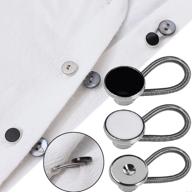 10pcs Alloy Shirt Collar Cuff Extender pins Widen Expand Neck Size Button  Business Pants Wonder Collar Button Extenders Brooches - AliExpress