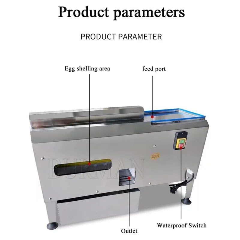 Chicken Egg Skin Breaker Peeling Boiled Egg Shell Machine Egg Shell Remover Machine 3