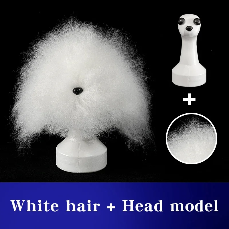 White hair and Model