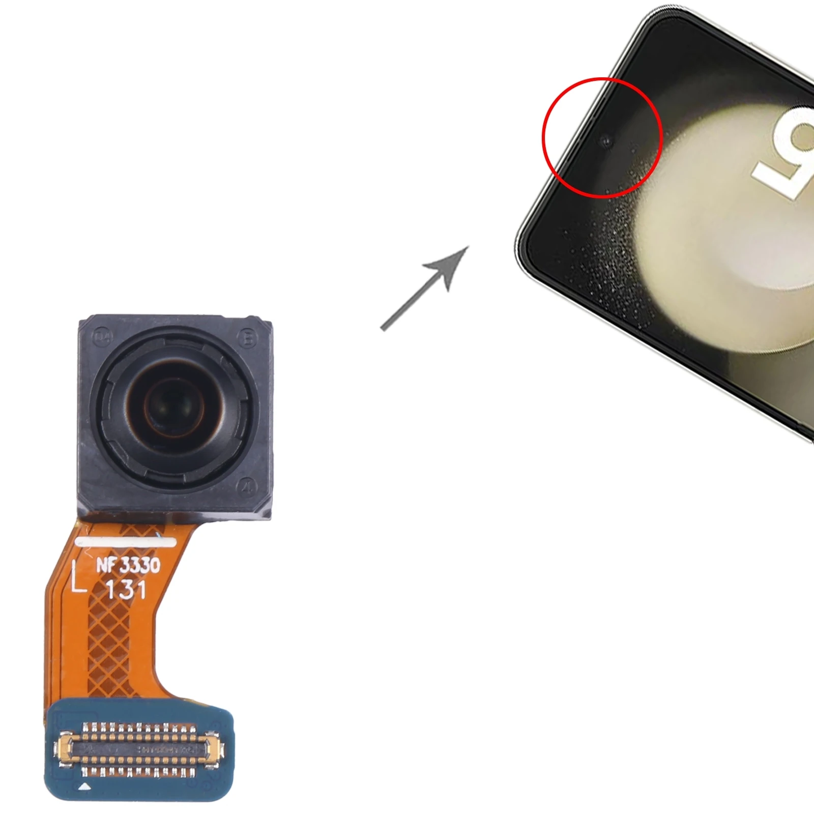 For Samsung Galaxy Z Flip5 SM-F731 Front Facing Camera