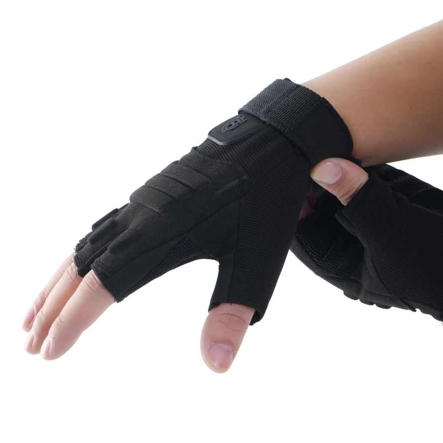 Fitness Half Finger Gloves for Men, Outdoor Tactical Training, Combat, Rolling Iron, Horizontal Bar, Wear resistant, Anti slip M 5