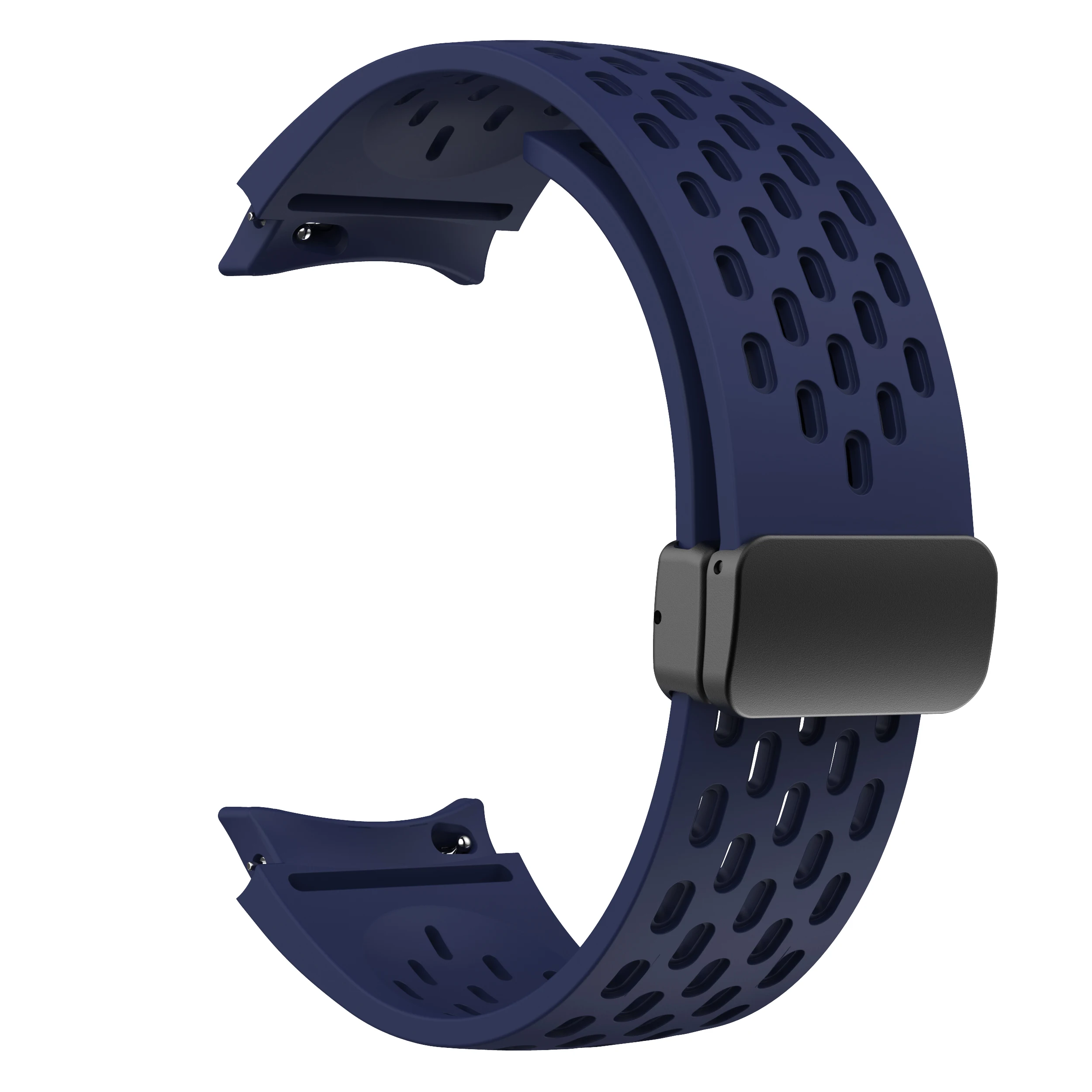 Magnetic Buckle Silicone Strap with Seamless Design
