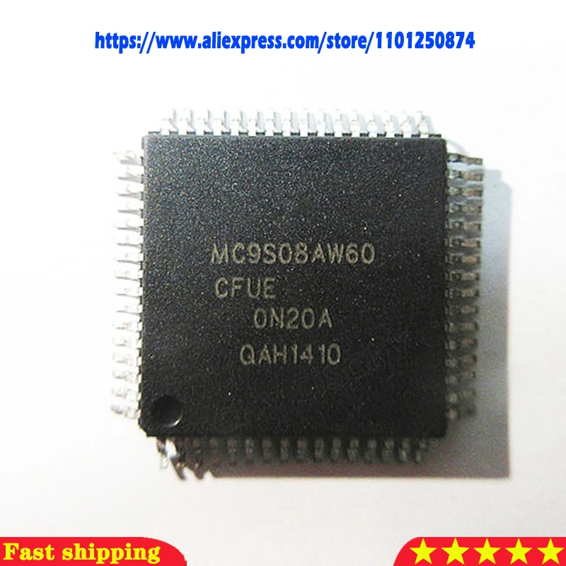 

2pcs MC9S08AW60CFUE QFP-64 QFP MC9S08AW60 QFP64 в наличии