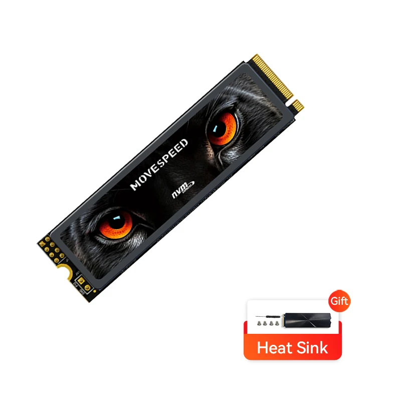 

MOVESPEED 7450 MB/s 4TB SSD NVMe M2 PCIe 4,0x4 2280 2 ТБ 1TB Внутренний твердотельный жесткий диск M.2 2280 SSD-накопитель для PS5 ПК ноутбука