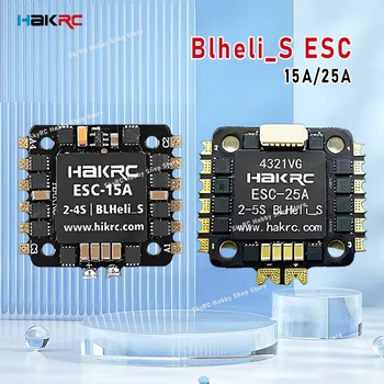 HAKRC 15A 25A 2-4S 4 in 1 Blheli_S ESC Dshot600 20x20mm per RC FPV Racing Drone