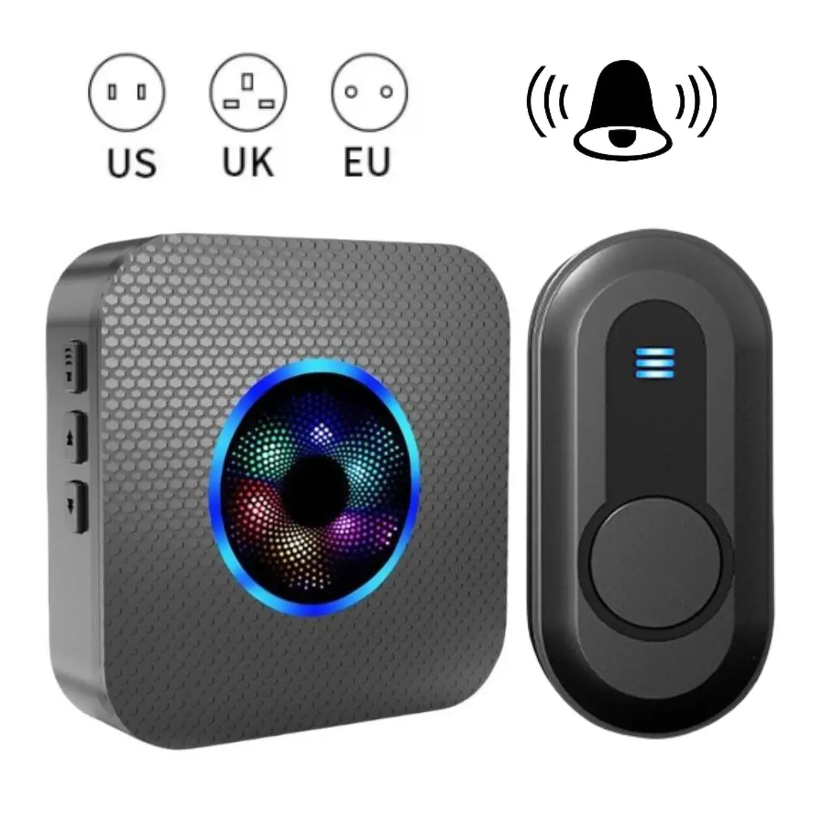 Wireless Doorbell Easy Install At 1,300ft Long Range Loud Enough With 55 Chimes 5 Volume Levels