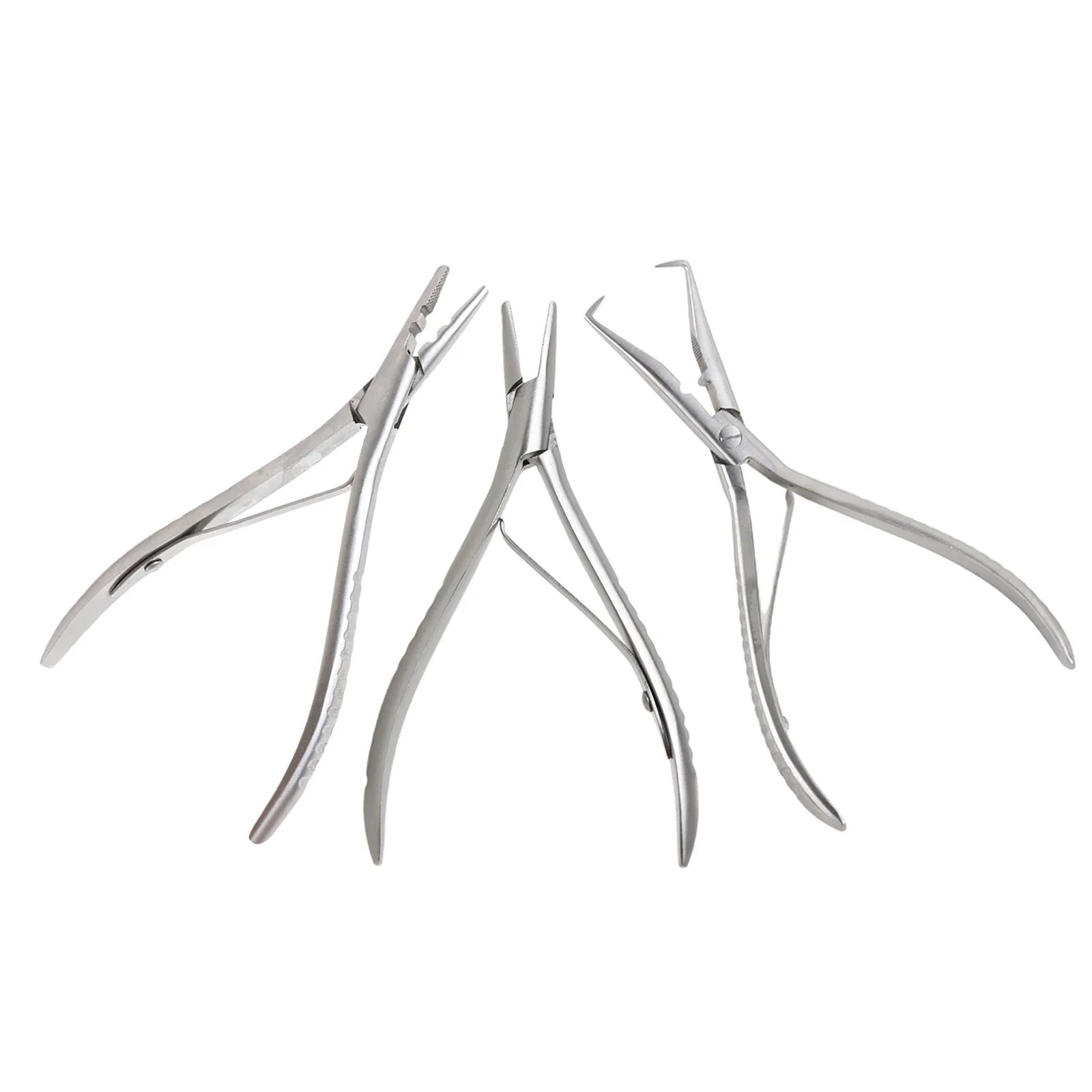 2 Holes Stainless Steel Hair Extension Pliers for Micro Nano Ring I tip Hair Opener Removal Tool