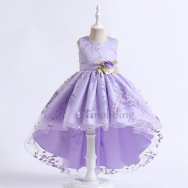 Party Dresses for Girls 10 12 Big Girl Prom Dresses Beautiful 14 Years Girls  Clothes Floor Kids Wedding Satin Purple Dresses - AliExpress