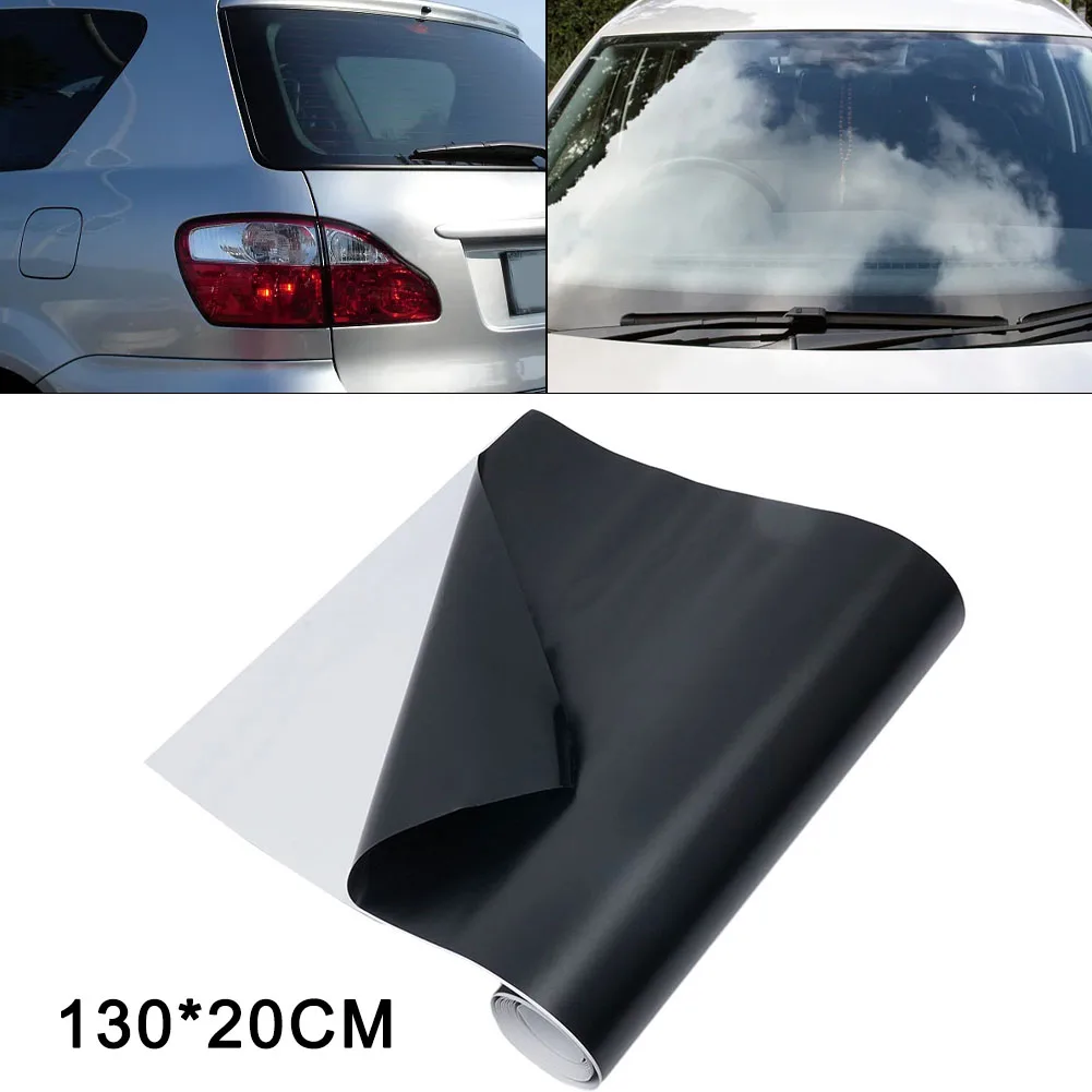 Accessorio Per Auto Adesivi Universali Per Parabrezza Sunstrip Per Tutti I Modelli 20Cm X 130Cm Da 60F A 80F Nero Opaco Protetto Dai Raggi Uv