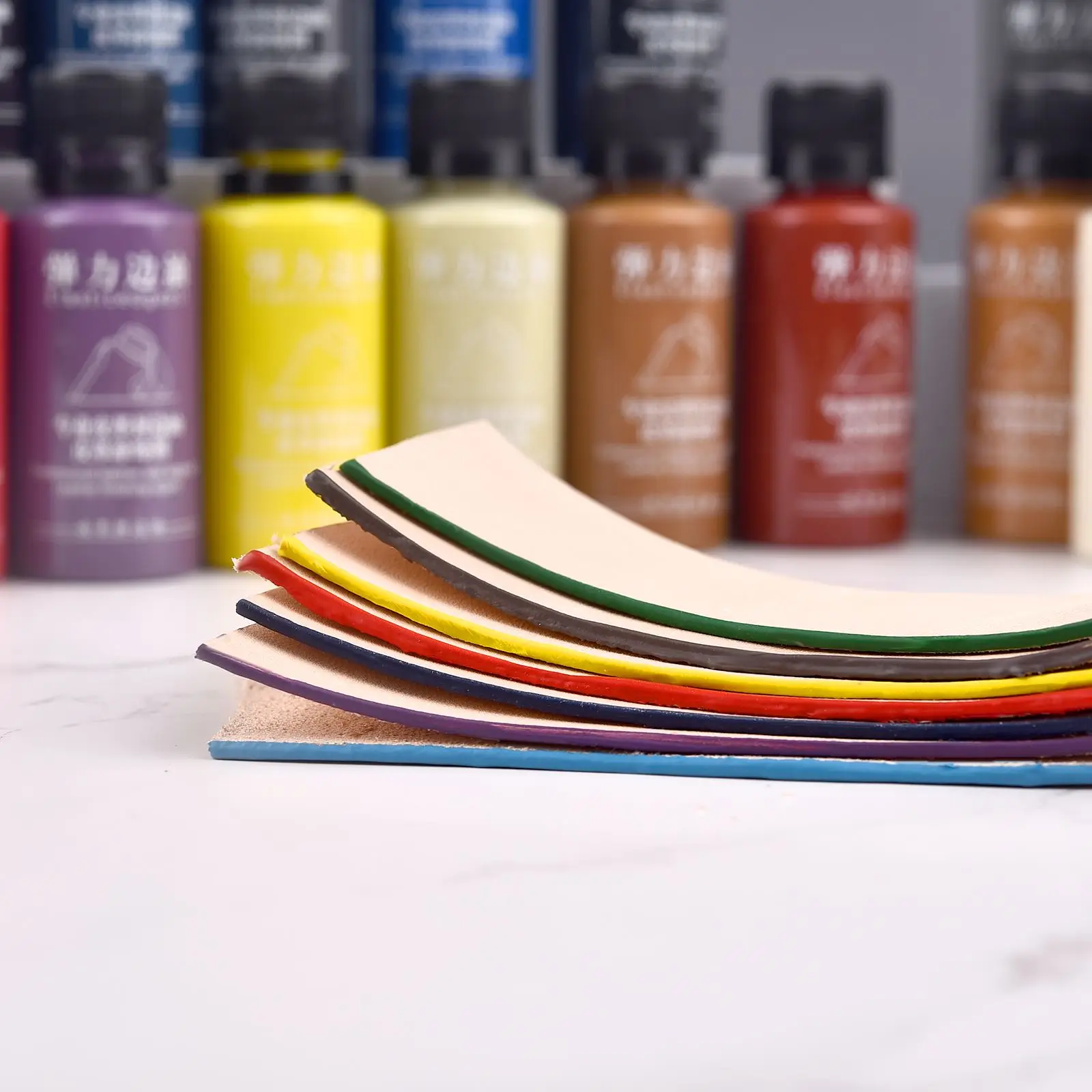 30ml Stretch Matte Leather Edge Paint Oil Dye Color Coats Leather Edges Repair Wrap Edge Liquid DIY Shoe Edges Pigment