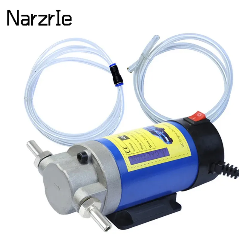 12V Portable Oil Transfer Pump 1-4L/min Extractor Fluid Suction Electric Change Fuel Pump Siphon Tool for Car Motorcycles Boats