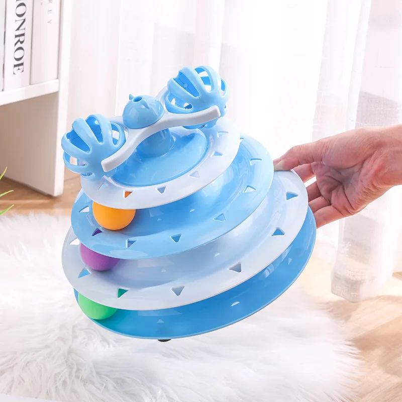 Title 1, Cats Toy Tower Tracks Cat Toys Interactive Cat ...