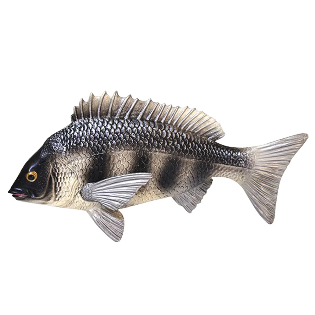 

Simulation African Crucian Carp Models Lifelike Fish Fake Toy Figure Children Plastic Realistic
