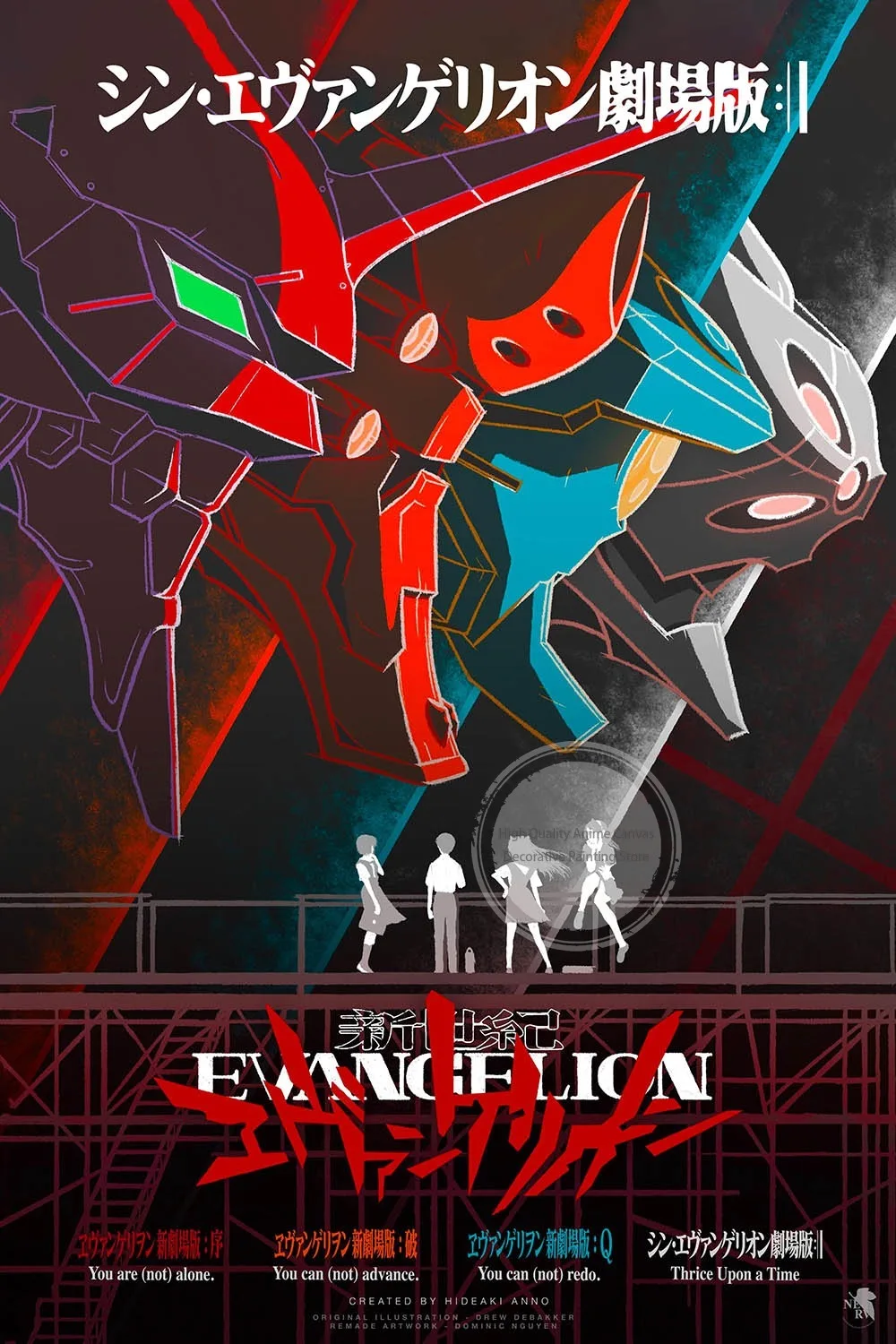 Evangelion Vintage Decor Poster - High Quality Print