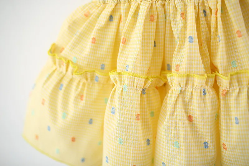 Description Picture 6 of item2Pcs/set Fashion Summer Colorful Love Baby Girl Dress Sweet Newborn Children Clothes Infant Kids Outfit Send Hat Toddler Costume