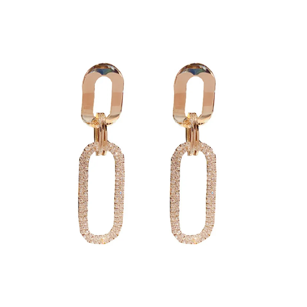 Korean Stud Earrings For Women Vintage Pearl Dangle Drop Gold Color Earring Set stud earrings dangle earrings pearl earrings