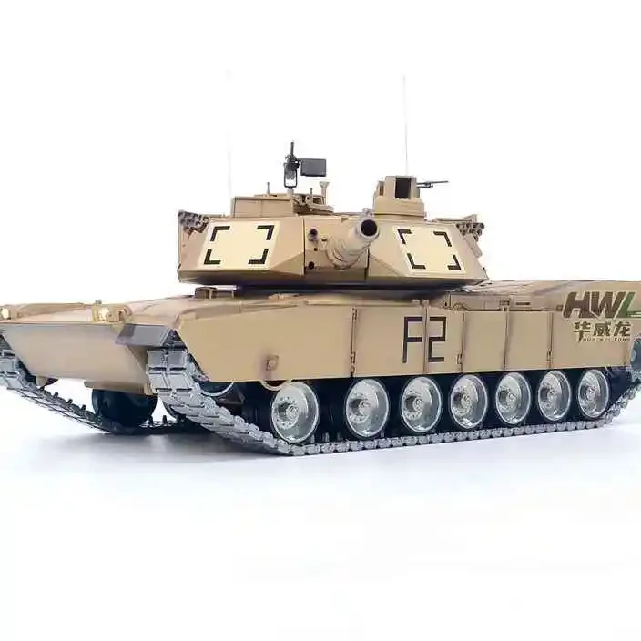 Heng Long 1/16 TK7.0 Customize 3918 USA M1A2 Abrams RC Tank 360° Turret Barrel Recoil BB Shooting TH17803-SMT5 Children Toys 5