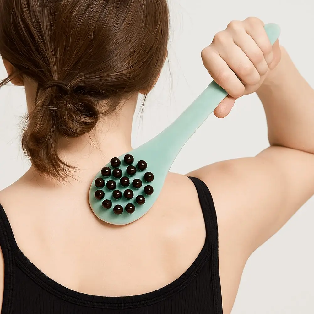 Multifunctional Meridian Massage Stick 48cm Length Portable Design Massage Hammer Handmade Mugwort Acupoint Tapping