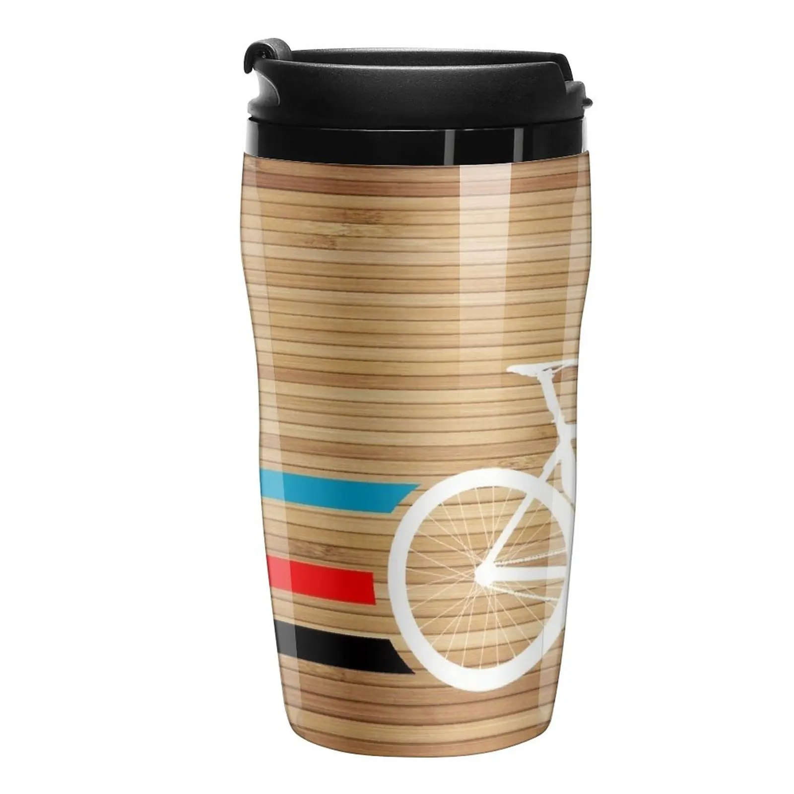 

New Bike Stripes Velodrome Travel Coffee Mug Coffee Cup To Go Mate Cup