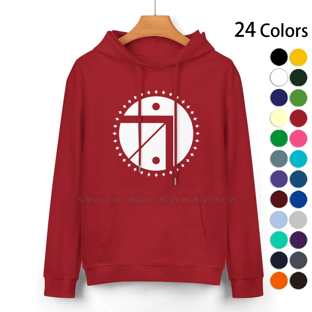 

Женский свитер с капюшоном из чистого хлопка с логотипом, 24 цвета, Аниме Манга Aldnoahzero, эмблема Mecha, версия Slaine Troyard