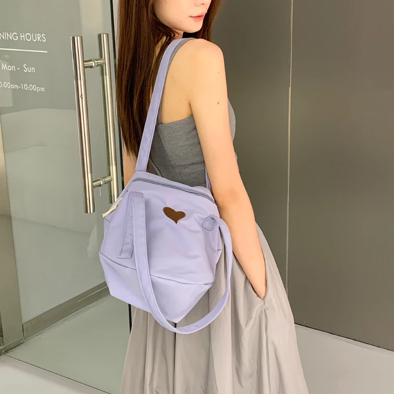 Multifunctional Canvas Shoulder Bag Women Brand Designer Crossbody Bags for Girls Irregular Casual Handbags Fashion Sac A Main