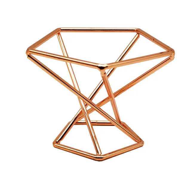 3 db Minimalista Geometriai Fémnövény Kiállítási Állvány Elegáns Skandináv Stílus Széles Körben Használja Az Otthoni Légiközlekedési Tartó Virág Vázát - Image 2