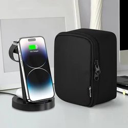 Compact Waterproof Wireless Charger Storage Bag - Portable Protective Case for Multi - Device Chargers