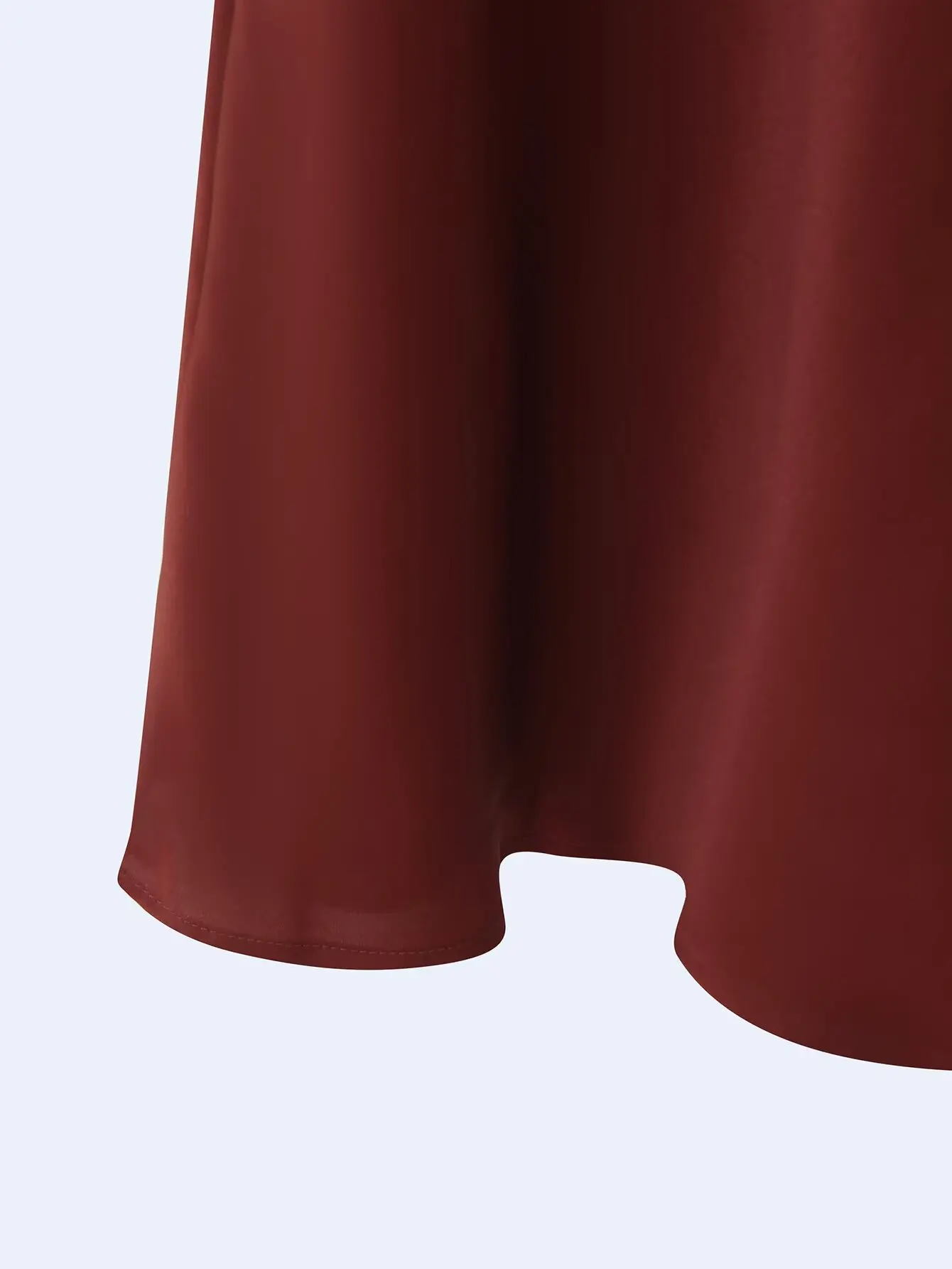 HH Damen Frühlingsmode Elegantes Ärmelloses Kleid mit Schalkragen Asymmetrisches Sexy Mittellanges Kleid Sommerliches Casual-Bankett-Kleid – Detail 9
