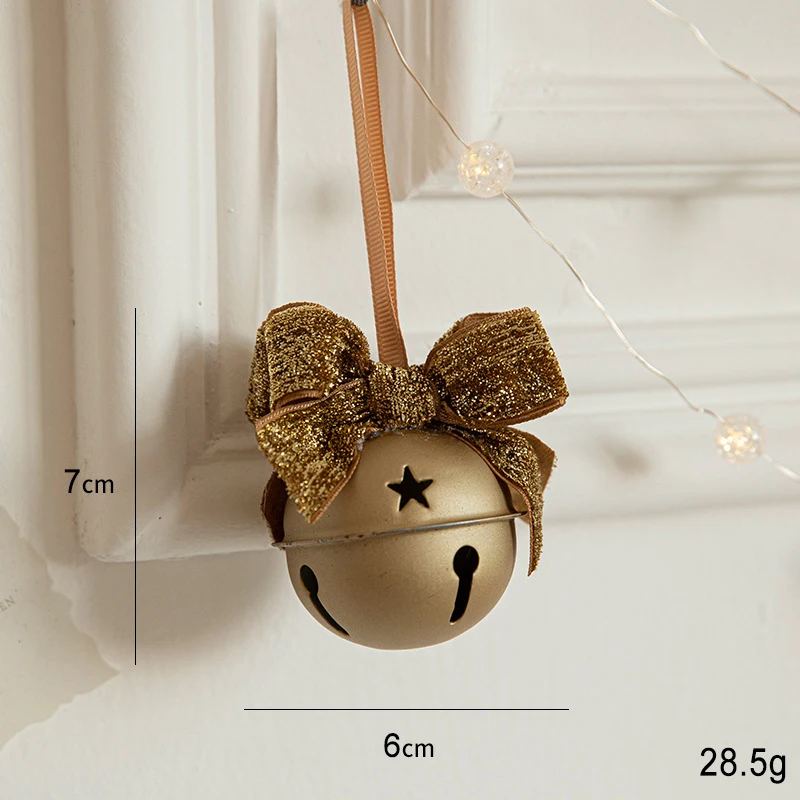 Tannenzapfen-Weihnachtsanhänger mit Glocke, Weihnachtsdekoration, Heimdekoration, Geschenk – Detail 6